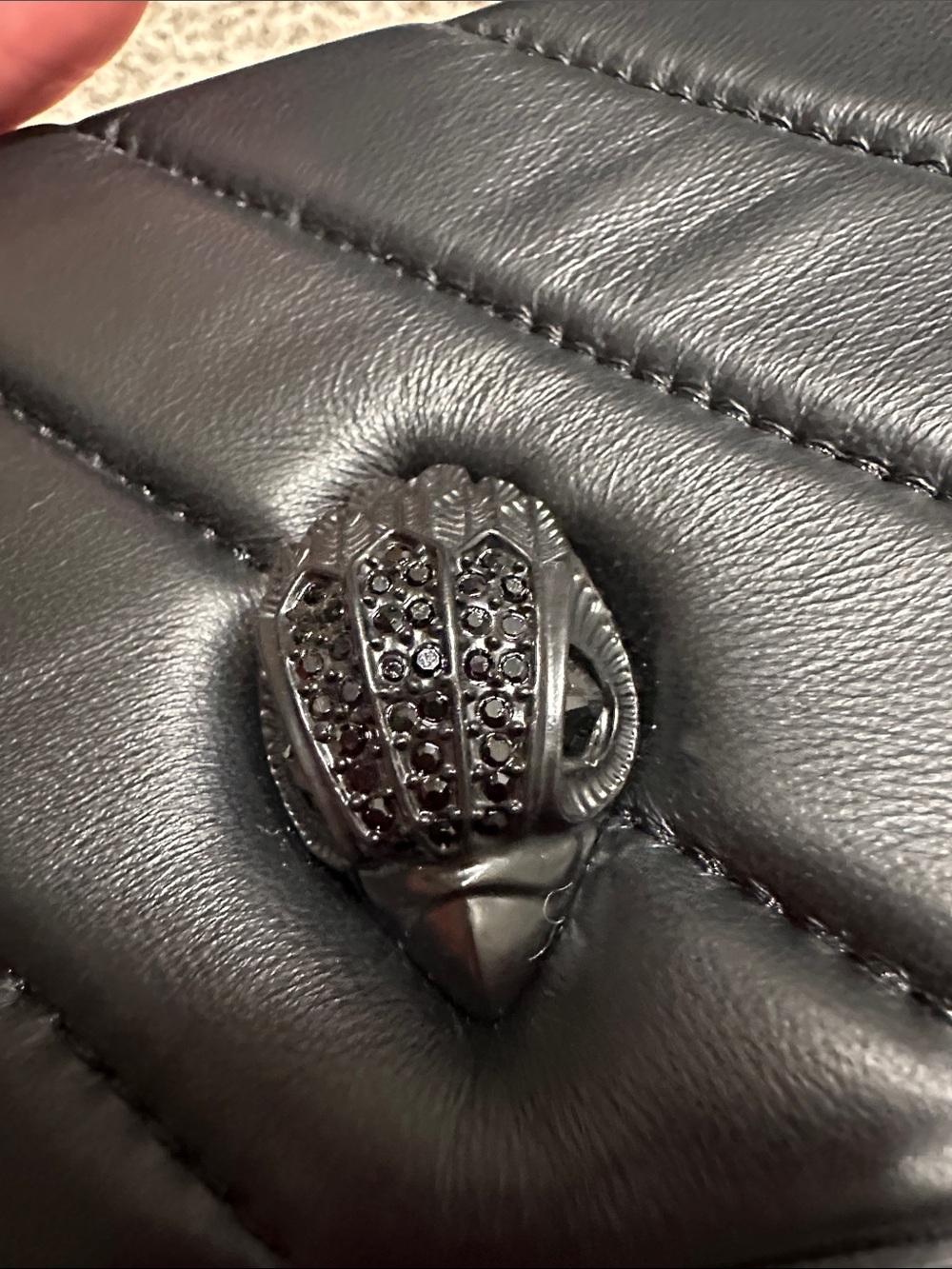 Kurt Geiger London Soho Leather Camera Bag - Picture 4 of 9